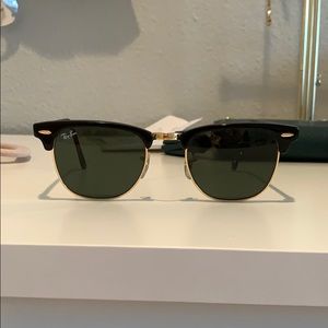 Rayban Club-Master Sun Glasses (Black)